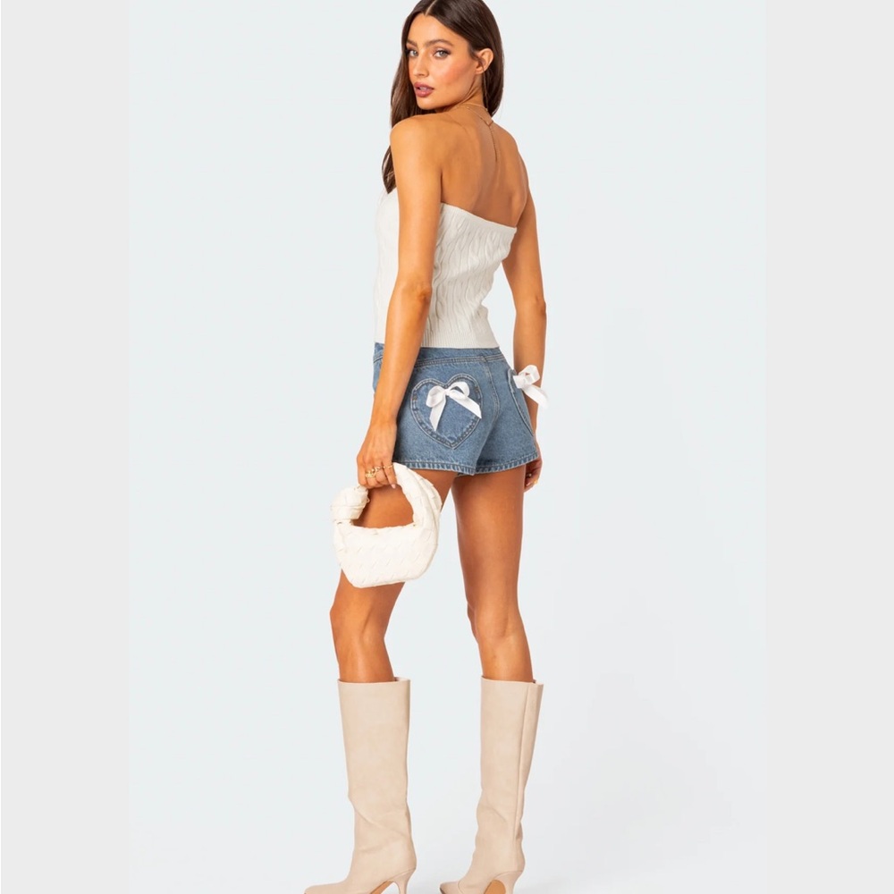 NWT Edikted Denim Shorts